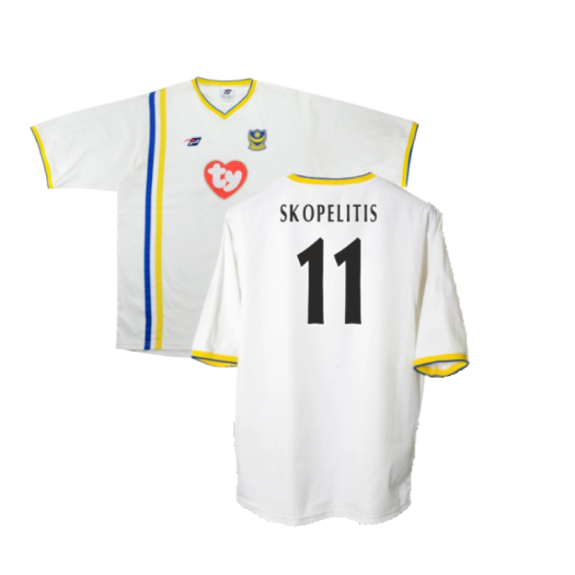 Portsmouth 2004-05 ((Excellent) 3Xl) (Skopelitis 11) Third Kit Jersey Match Day-PitchVibe Kits