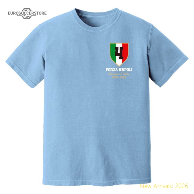 Napoli Campioni T-Shirt (Sky)-Vantage Point Soccer