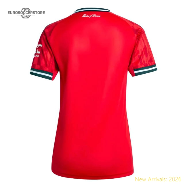 2025-2026 Man Utd Home Shirt (Womens) (Cantona 7)-Football Jersey Hub