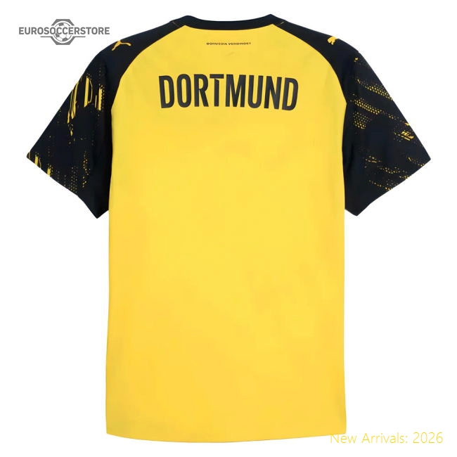 2025-2026 Borussia Dortmund Authentic Home Shirt (Emre Can 23)-Football Jersey Hub