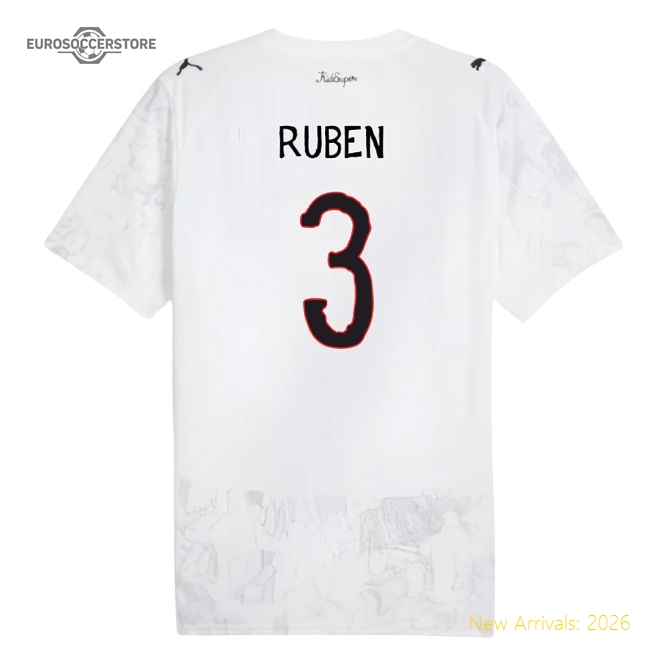 2025-2026 KIDSUPER x Manchester City CWC Shirt (White) (Ruben 3)-Football Shirts Shop