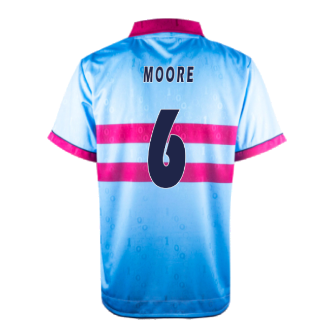 1995-1997 West Ham Pony Reissue Centenary Away Shirt (MOORE 6)-Vantage Point Soccer