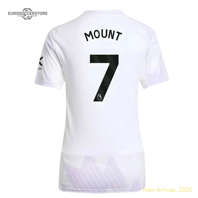 2025-2026 Man Utd Away Shirt (Womens) (Mount 7)-Football Jersey Hub