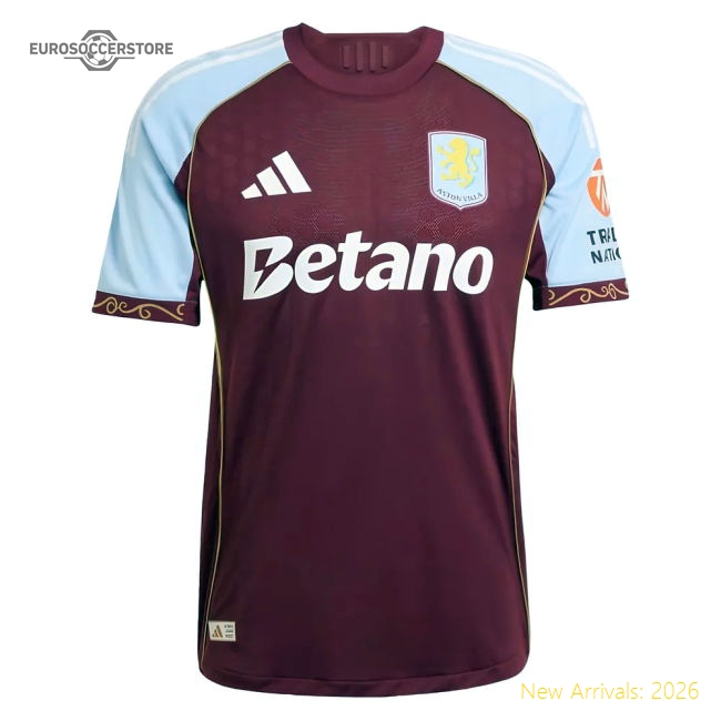 2025-2026 Aston Villa Authentic Home Shirt (Barkley 6)-PitchVibe Kits