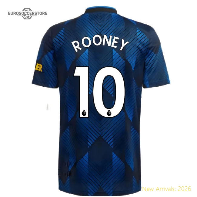 Man Utd 2021-2022 Third Shirt (ROONEY 10)-Football Jersey Hub