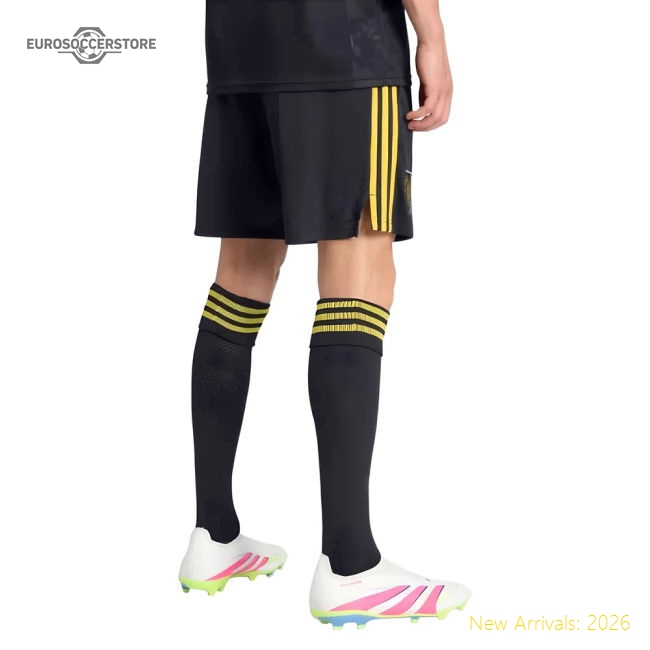 2025-2026 Man Utd Third Shorts (Black)-Football Jersey Hub