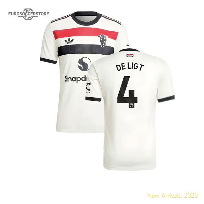 2024-2025 Man Utd Authentic Third Shirt (De Ligt 4)-Football Jersey Hub