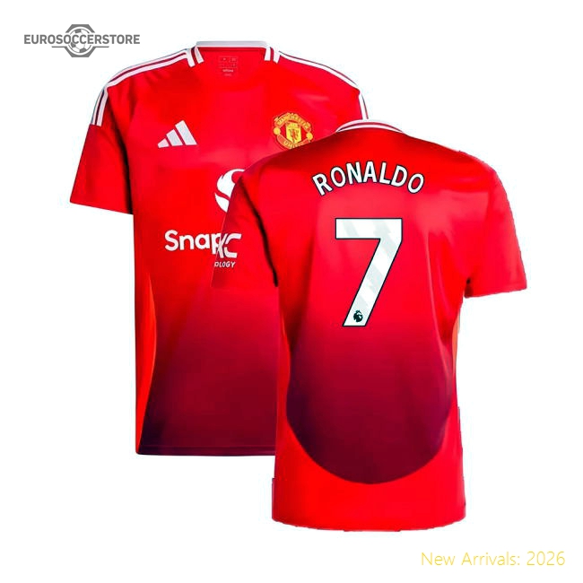 2024-2025 Man Utd Home Shirt (Ronaldo 7)-Football Jersey Hub