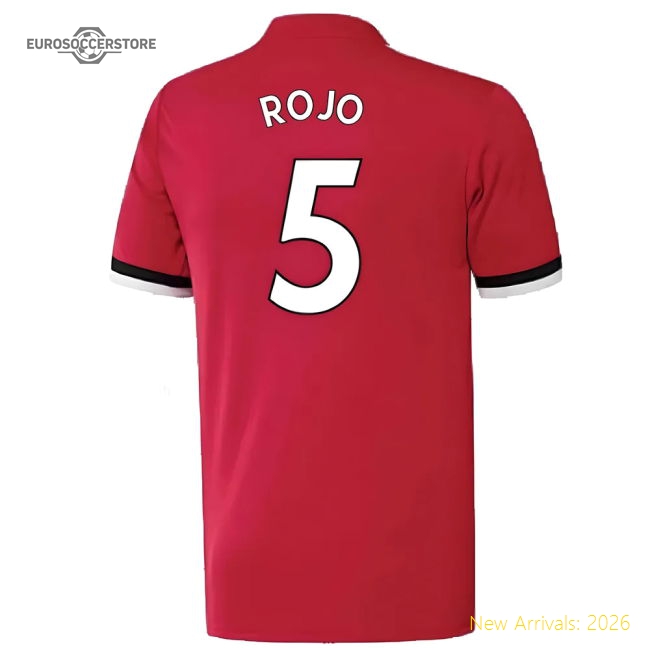 Manchester United 2017-18 Home Shirt ((Excellent) 4-5 Year) (Rojo 5)-Football Jersey Hub