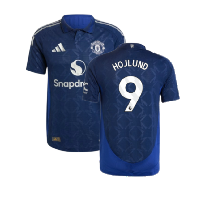2024-2025 Man Utd Authentic Away Shirt (Hojlund 9)-Football Jersey Hub