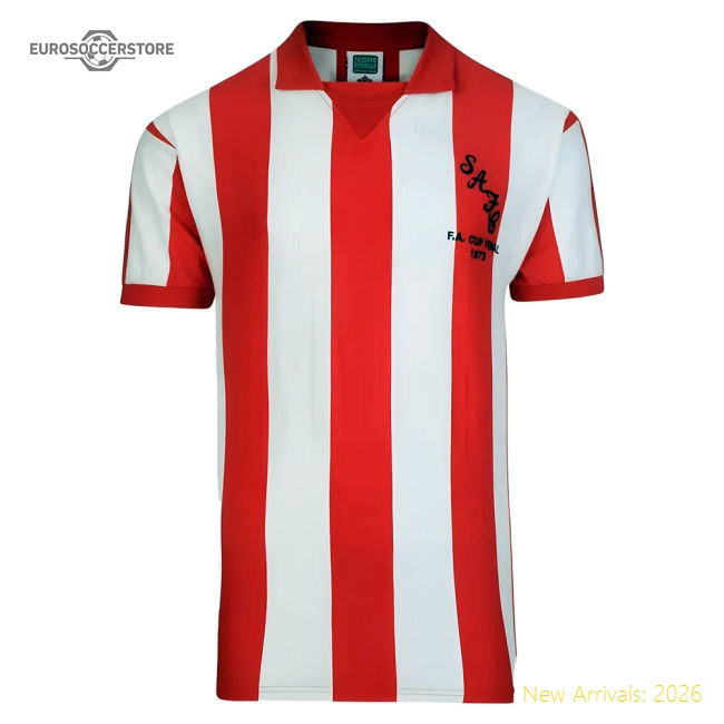 Sunderland 1973 FA Cup Final Home Shirt-Football Shirts Shop