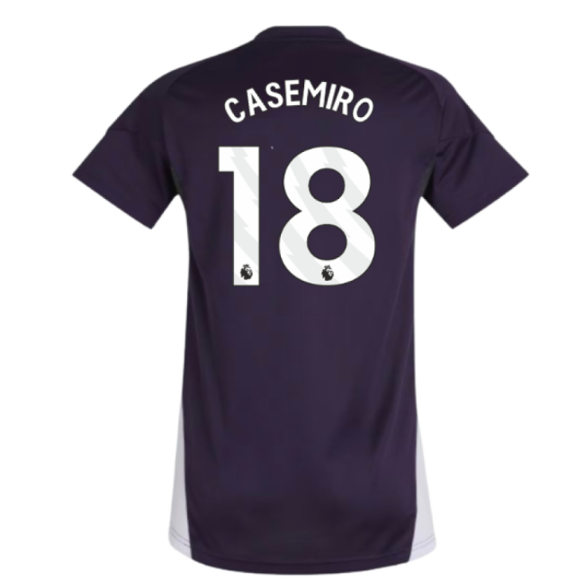 2025-2026 Man Utd Training Jersey (Aurora Plum) - Womens (Casemiro 18)-Football Jersey Hub
