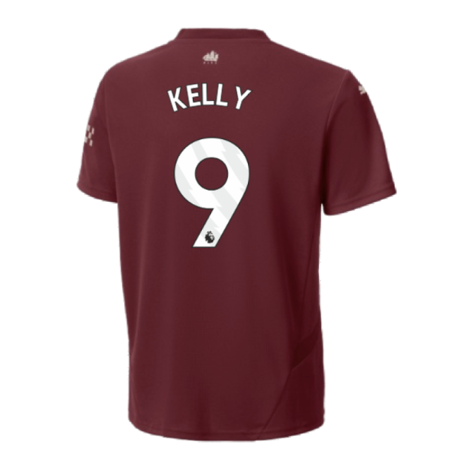 2024-2025 Man City Third Shirt (Kids) (Kelly 9)-Football Jersey Hub