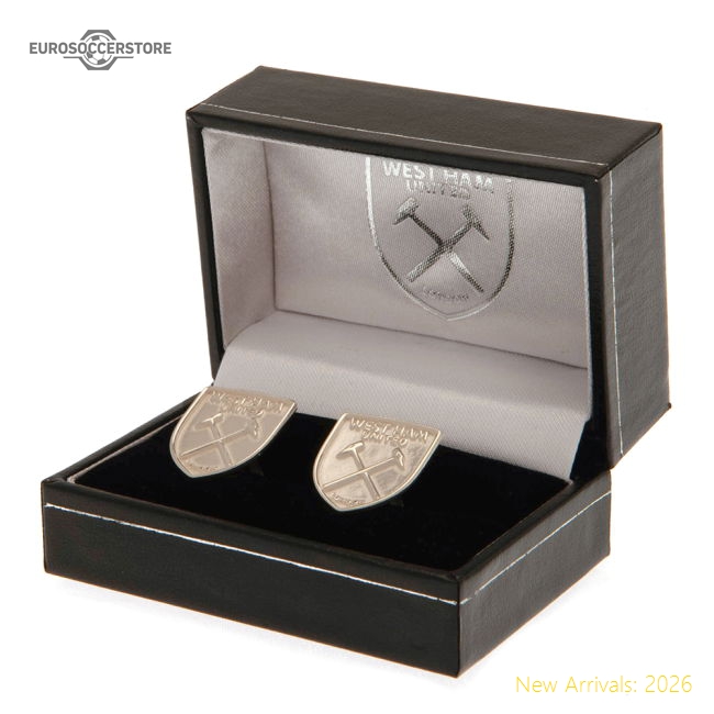 West Ham United FC Sterling Silver Crest Cufflinks-Vantage Point Soccer