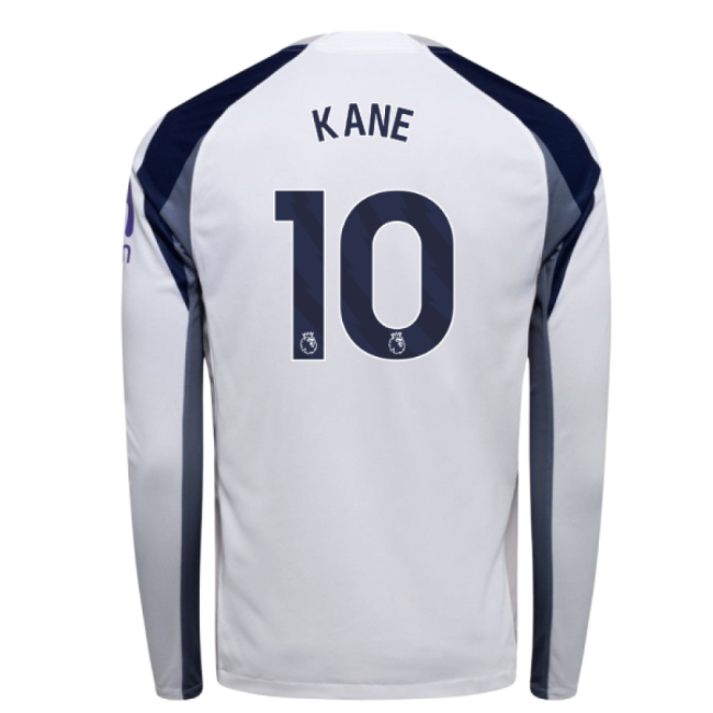 Tottenham (Kane 10) 2025-2026 Home Kit Long Sleeve Kit Premium Team-PitchVibe Kits