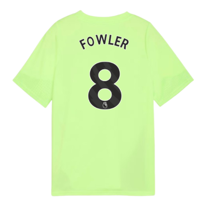 2025-2026 Man City Training Jersey (Fizzy Apple) - Kids (Fowler 8)-Football Shirts Shop