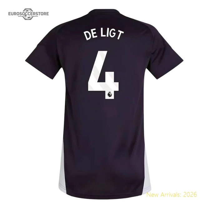 2025-2026 Man Utd Training Jersey (Aurora Plum) - Womens (De Ligt 4)-Football Jersey Hub