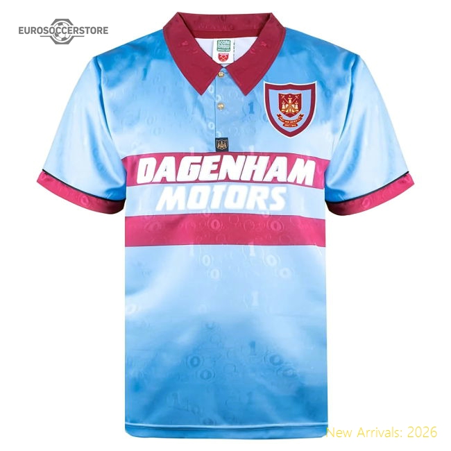 1995-1996 West Ham Away Retro Shirt (Your Name)-Vantage Point Soccer
