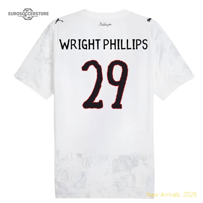 2025-2026 KIDSUPER x Manchester City CWC Shirt (White) (Wright Phillips 29)-Football Shirts Shop