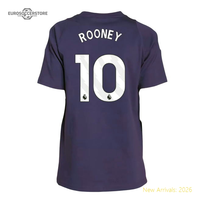 2025-2026 Man Utd Training Tee (Aurora Plum) - Kids (Rooney 10)-Football Jersey Hub