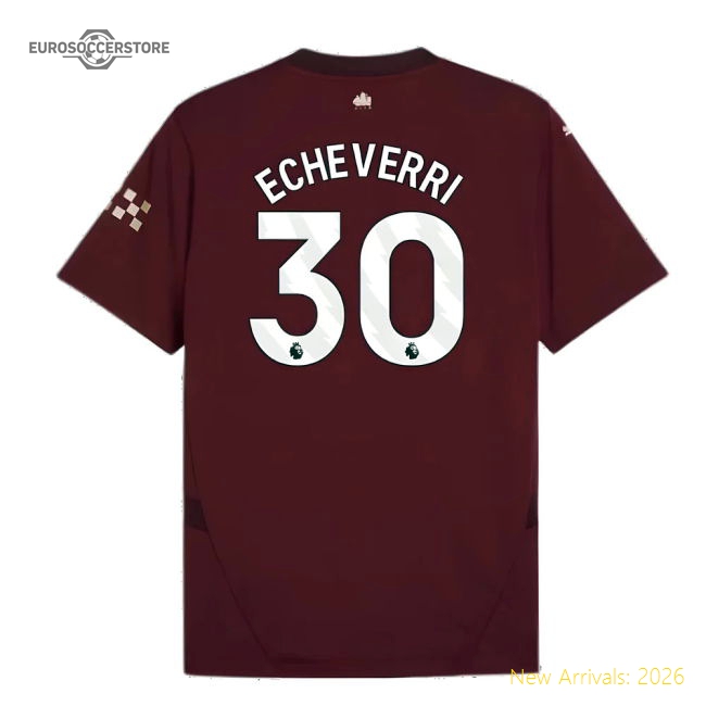2024-2025 Man City Third Shirt (Echeverri 30)-Football Jersey Hub