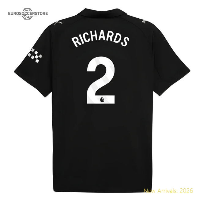 2025-2026 Man City Away Shirt (Richards 2)-Football Jersey Hub