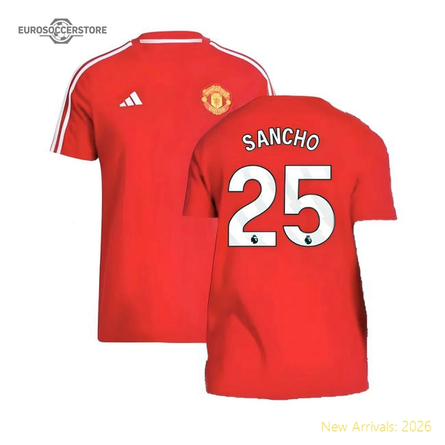 2024-2025 Man Utd DNA Tee (Red) (Sancho 25)-Football Jersey Hub