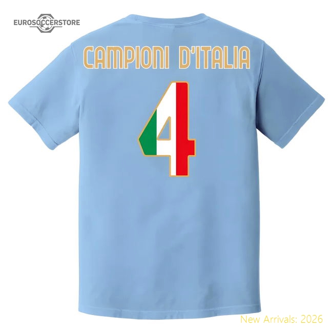 Napoli Campioni T-Shirt (Sky)-Vantage Point Soccer