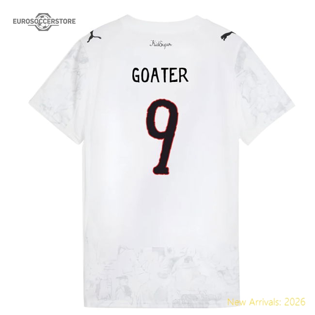 2025-2026 KIDSUPER x Manchester City CWC Shirt (White) - Womens (Goater 9)-Football Shirts Shop