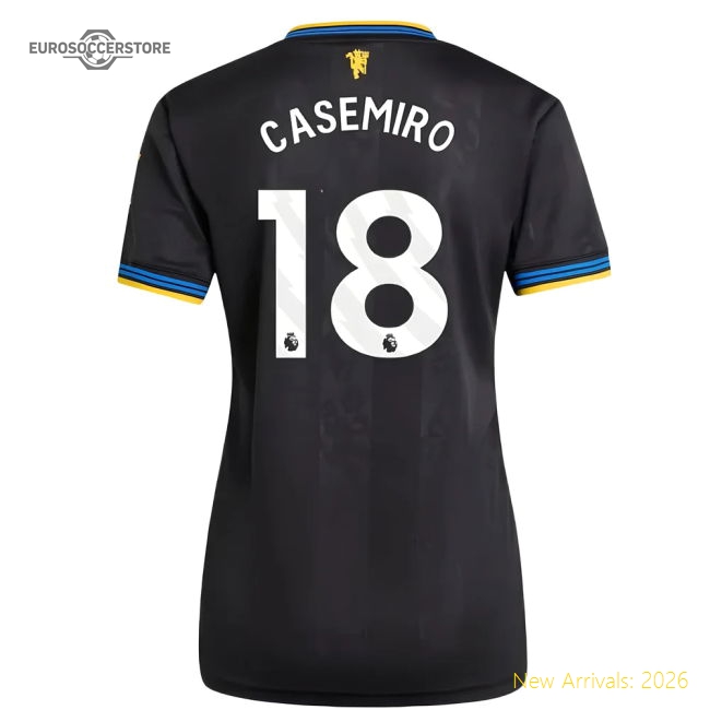 2025-2026 Man Utd Authentic Third Shirt (Womens) (Casemiro 18)-Football Jersey Hub