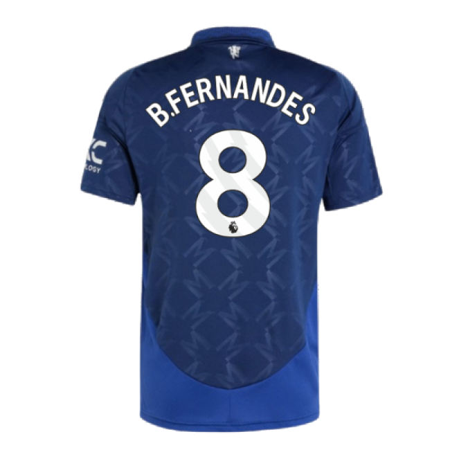 2024-2025 Man Utd Away Shirt (B.Fernandes 8)-Football Jersey Hub
