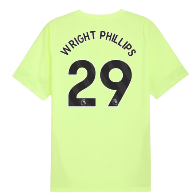2025-2026 Man City Training Jersey (Fizzy Apple) (Wright Phillips 29)-Football Shirts Shop
