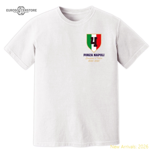 Napoli Campioni T-Shirt (White)-Vantage Point Soccer