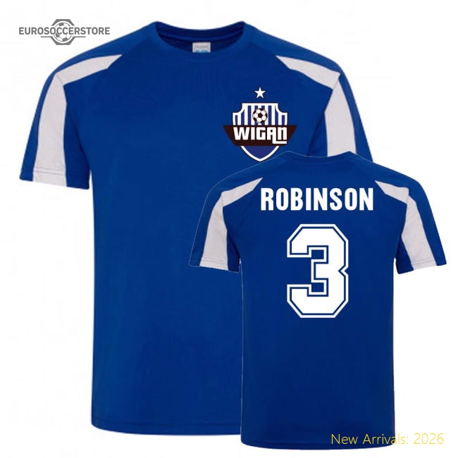 Antonee Robinson Wigan Sports Training Jersey (Blue)-Vantage Point Soccer