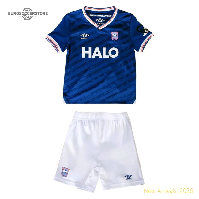 2025-2026 Ipswich Town Home Mini Kit-Vantage Point Soccer