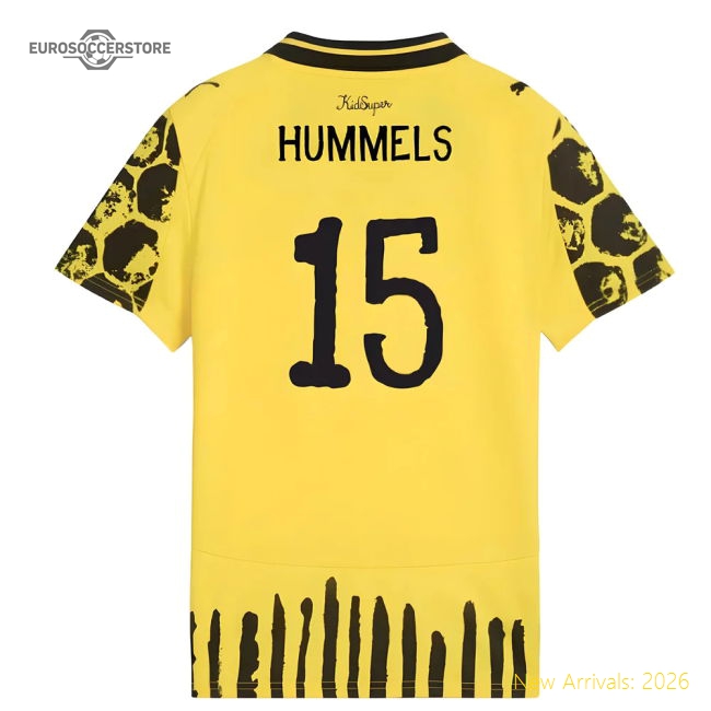 2025-2026 KIDSUPER x Borussia Dortmund CWC Shirt - Kids (Hummels 15)-PitchVibe Kits