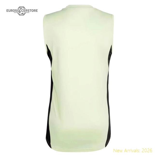 2025-2026 Real Madrid Sleeveless Training Jersey (Almost Lime)-BuySoccerJersey Hub