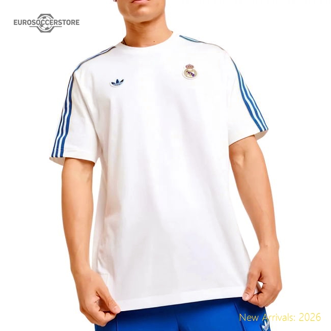 2025-2026 Real Madrid Icon T-Shirt (White) (Your Name)-BuySoccerJersey Hub