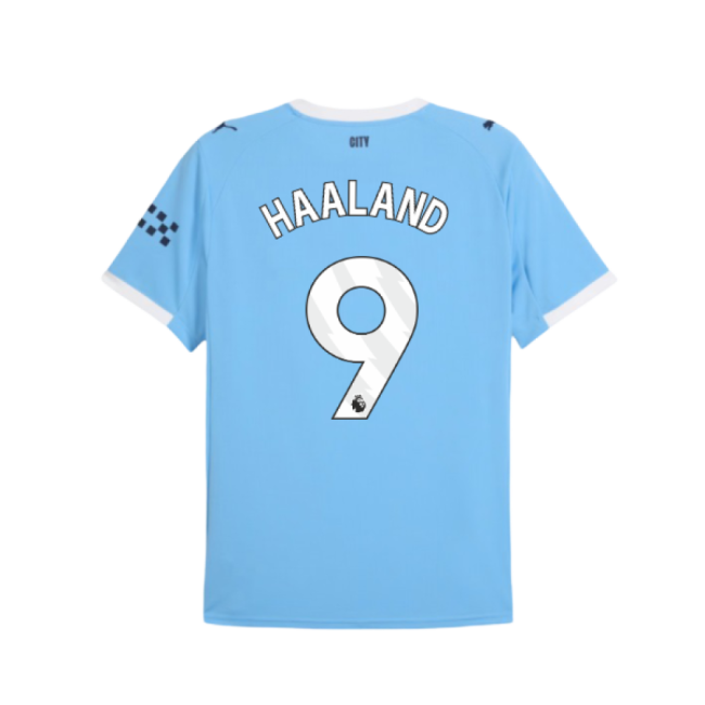 2025-2026 Man City Home Shirt (Haaland 9)-Football Shirts Shop