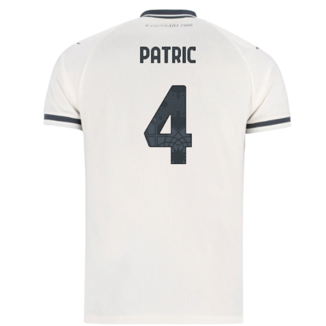 2025-2026 Lazio Away Shirt - Kids (Patric 4)-Vantage Point Soccer