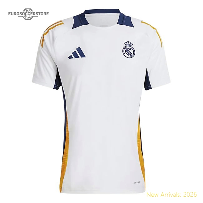 2024-2025 Real Madrid Training Shirt (White) (Mbappe 9)-PitchVibe Kits