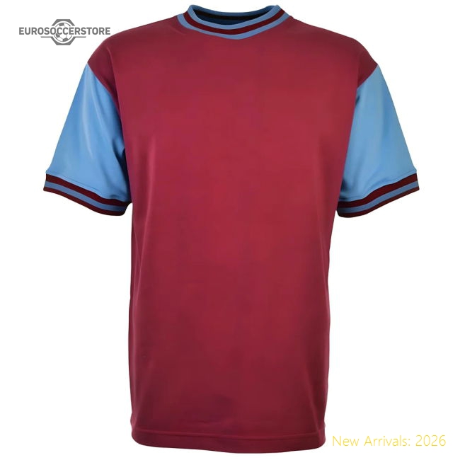 West Ham- Thames Iron Works 1966 Home Retro Football Shirt-Vantage Point Soccer