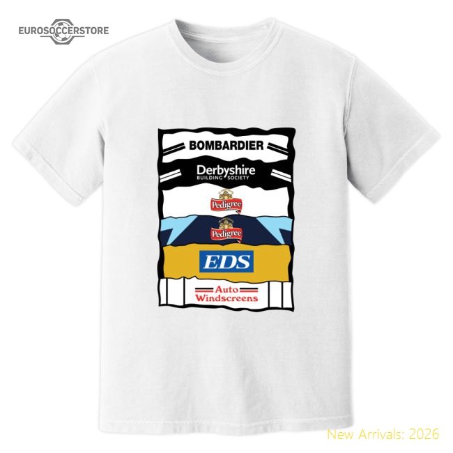 Derby Sponsor History T-Shirt (White)-Vantage Point Soccer