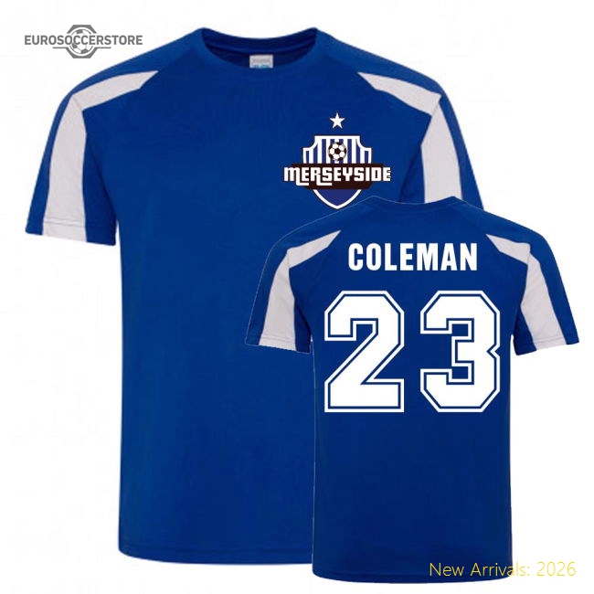 Seamus Coleman Everton Sports Training Jersey (Blue-White)-Football Jersey Hub