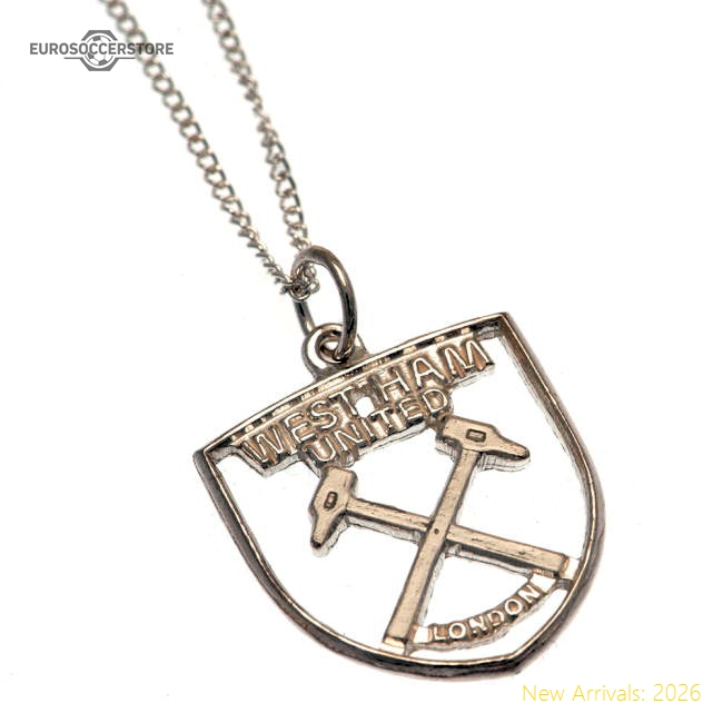West Ham United FC Sterling Silver Pendant & Chain CR-Vantage Point Soccer