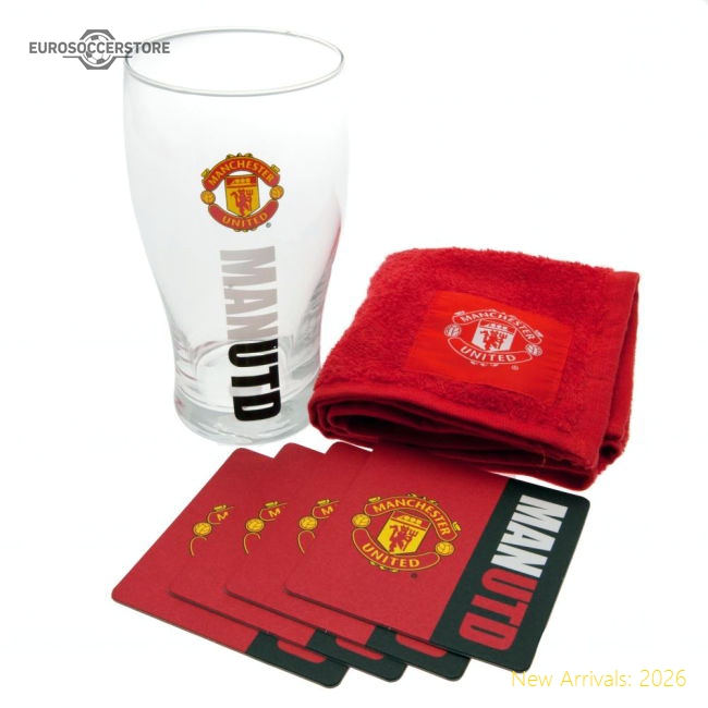 Manchester United FC Wordmark Mini Bar Set-Football Jersey Hub