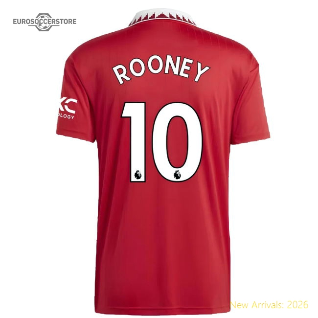 2022-2023 Man Utd Home Shirt (ROONEY 10)-Football Jersey Hub