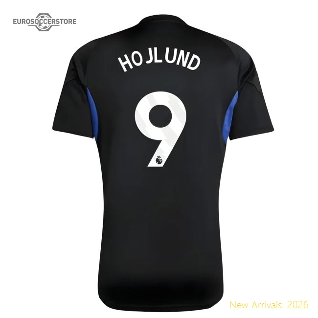 2025-2026 Man Utd EU Training Jersey (Black) - Kids (Hojlund 9)-Football Jersey Hub