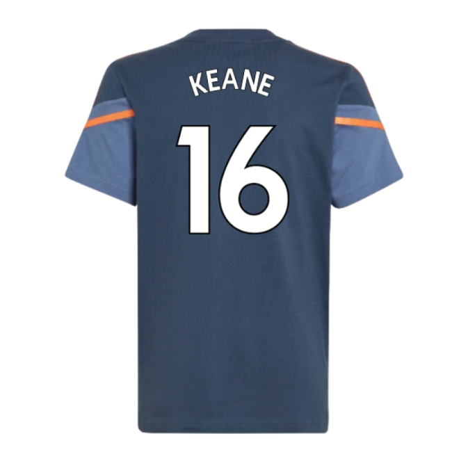 2022-2023 Man Utd Training Tee (Crew Navy) - Kids (KEANE 16)-Football Jersey Hub