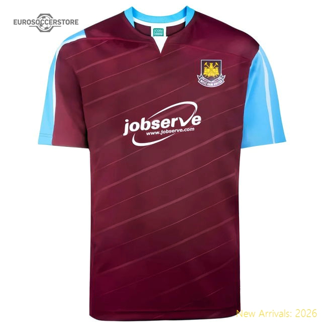 2005 West Ham Home Play Off Final Shirt (MOORE 6)-Vantage Point Soccer